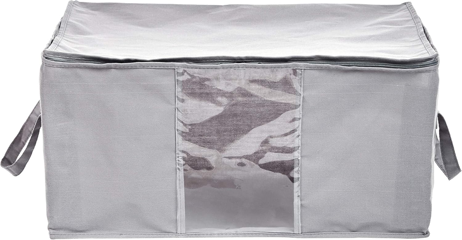 Aufbewahrungstasche: mit Reißverschluss, 60 cm, 45 cm, 29 cm, grau