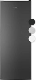 Bomann Kühlschrank 242L, Energieklasse D, 143cm, leise 39dB, schwarz-inox