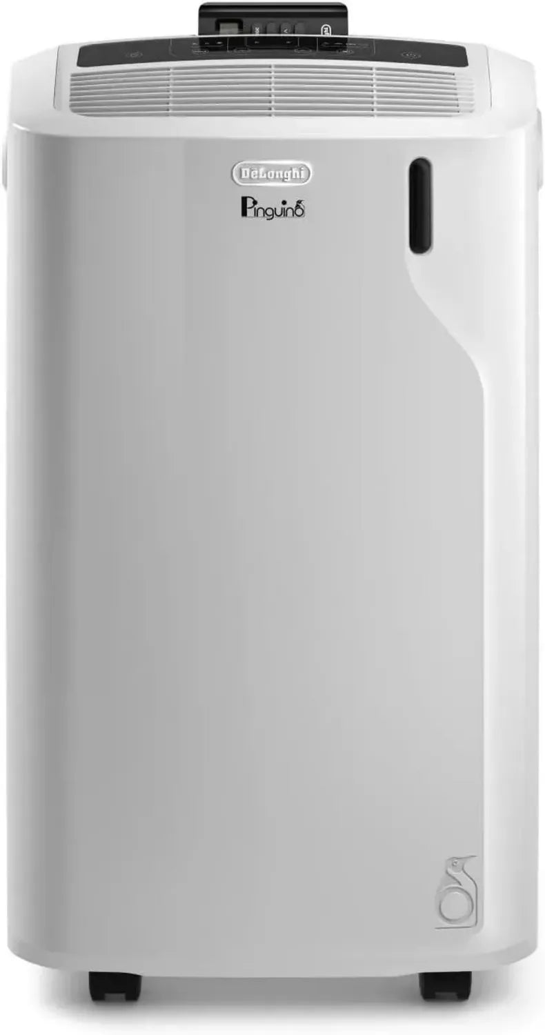 De'Longhi Pinguino PAC EM82, Tragbare Klimaanlage bis 80 m³, 9400 BTU, 2,4 kW, 63 dB, Entfeuchtung, Energieklasse A, 24h Timer, Weiß