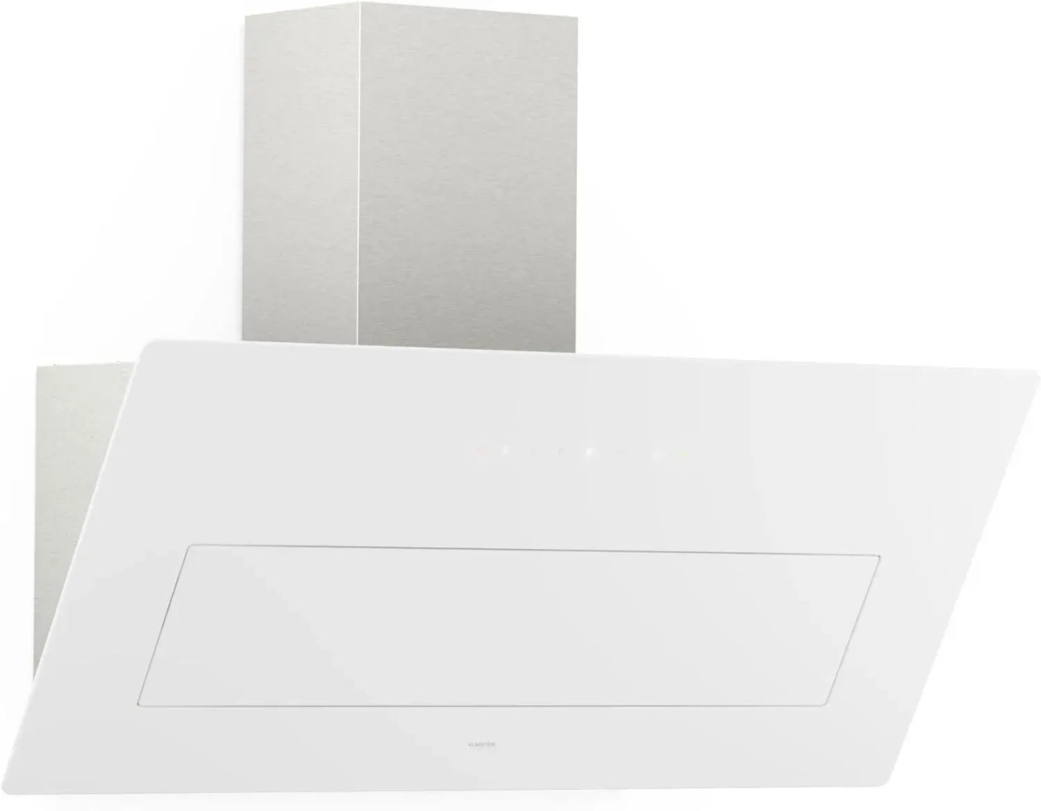 Klarstein Kopffreihaube 90 cm, 718 m³/h, A++ Energie, Touch & LED, Weiß, Eco-Modus