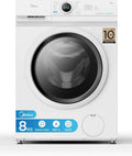 Midea MF10EW80B Waschmaschine 8kg, Inverter, 1400 U/Min, Dampffunktion, AquaStop, Energiesparend