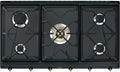 SMEG Gaskochfeld Colonial - SRV896AOGH, Anthrazit-Design