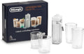 De'Longhi LatteCrema Cool Set für Rivelia & Primadonna mit 6 Kaltgetränke-Rezepten, Milchbehälter & 4 Thermogläser