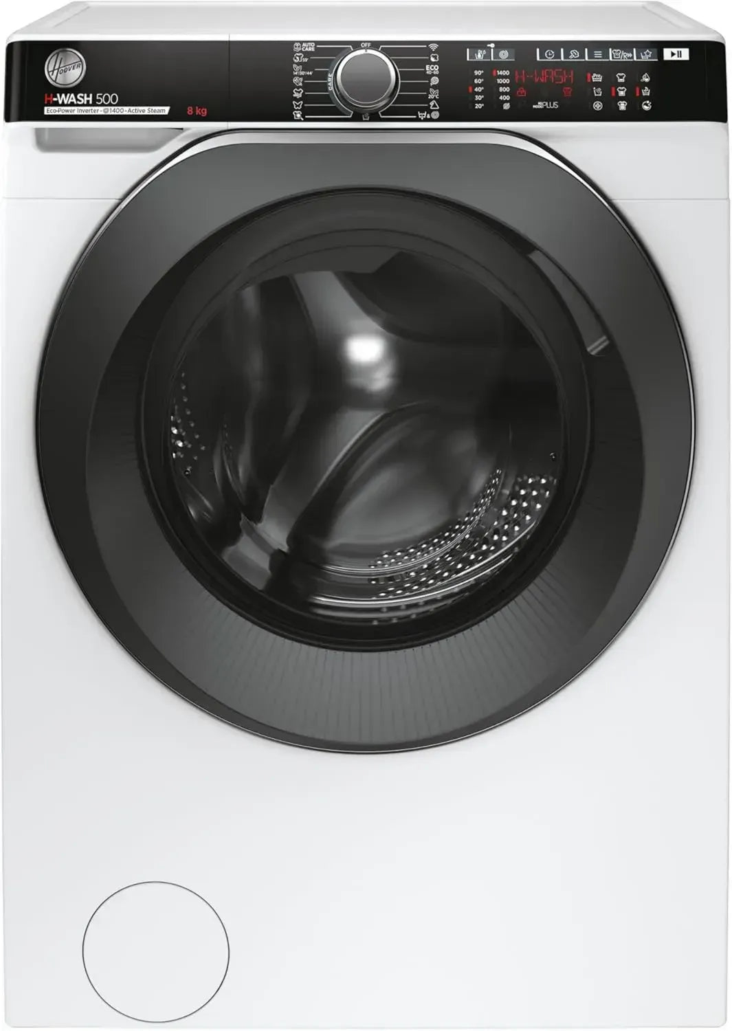Hoover H-WASH 500 Waschmaschine 8 kg, Klasse A, Eco-Power Inverter, Power Care System, ActiveSteam, Wi-Fi